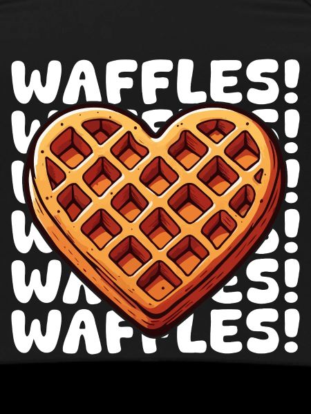 Pop Art Waffle Heart