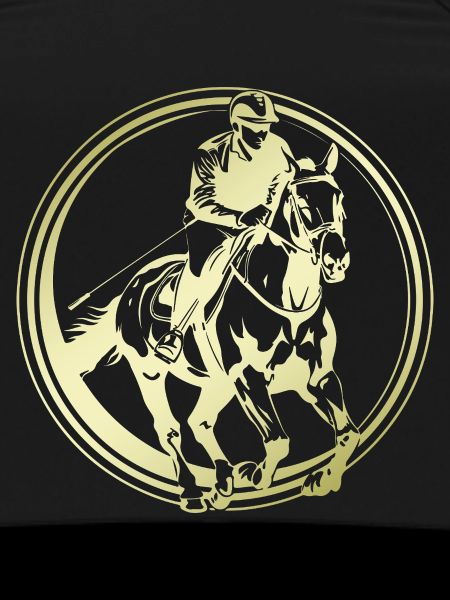 Silhouette de cheval d’équitation