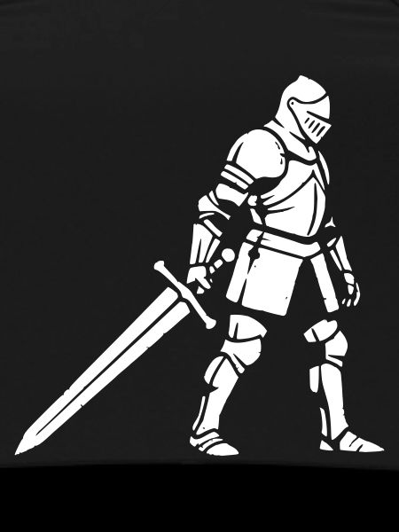 Black Knight Silhouette Shadow