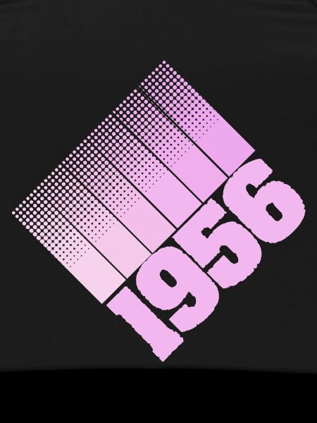 1956 Dots Retro Number Design