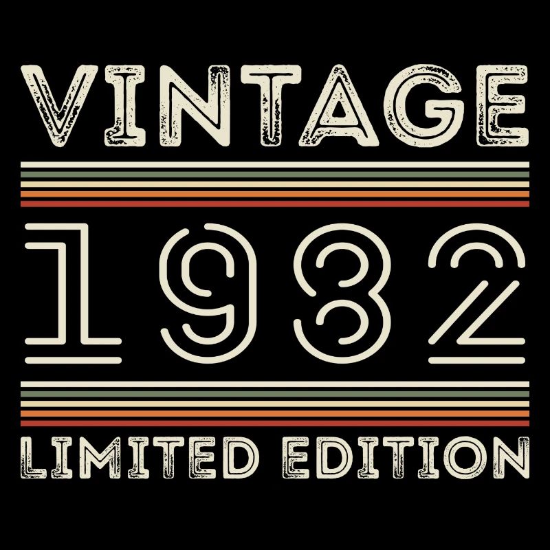 Millésime 1982 - Année 1982 Cadeau d’anniversaire 1982