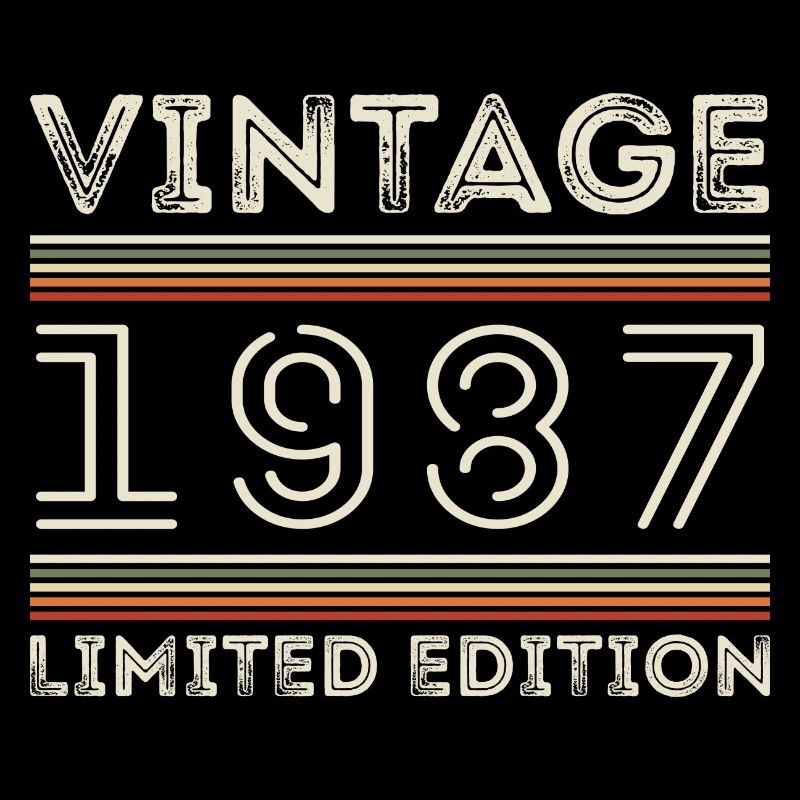 Millésime 1987 - Année 1987 Cadeau d’anniversaire 1987