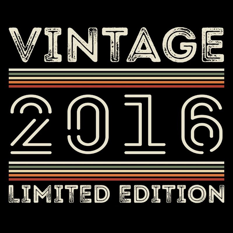 Vintage 2016 - Year 2016 Birthday Gift 2016