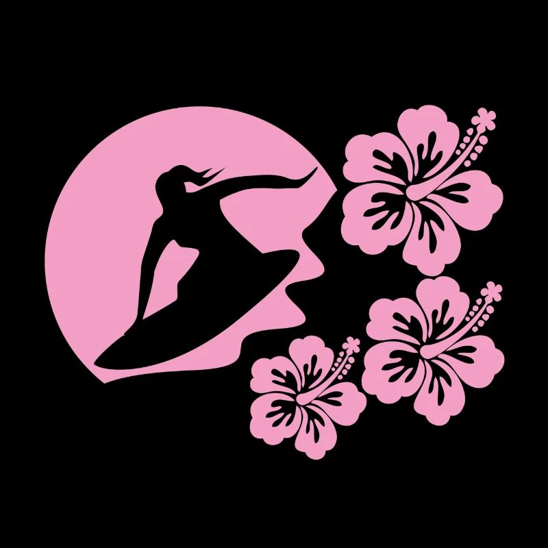 Weibliche Surferin