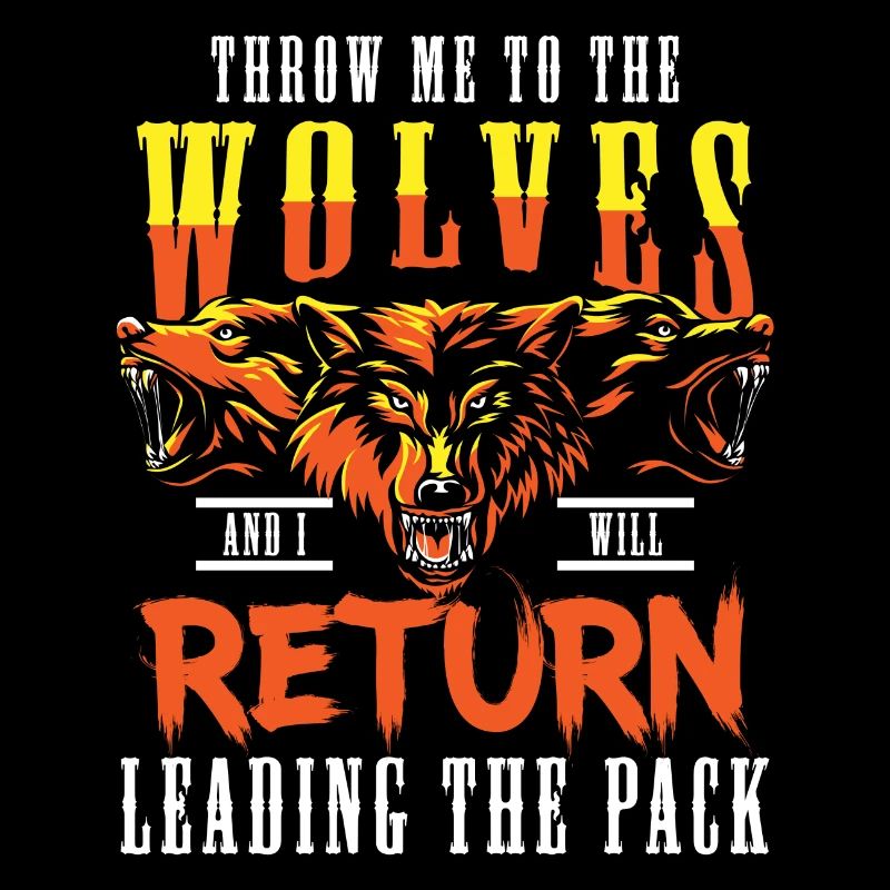 Wolf Meute de loups sauvages