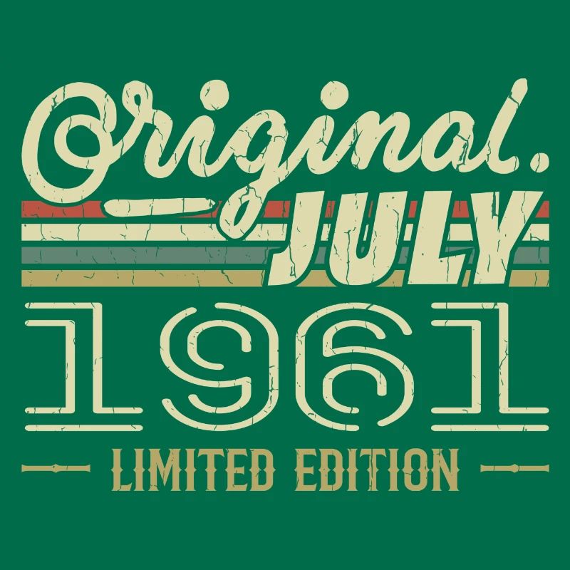 Juli 1961 Original Geburtstagsgeschenk 1961