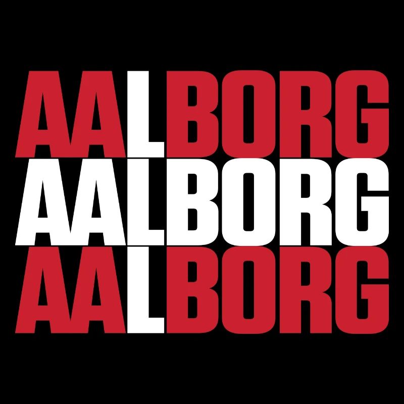 Aalborg Danemark Drapeau