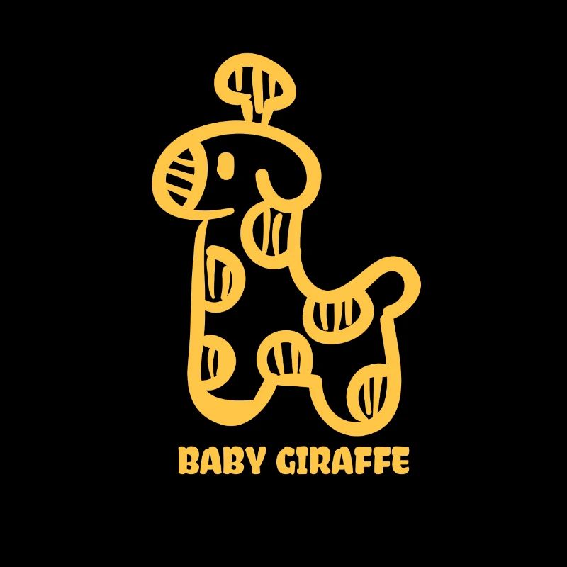 Bébé girafe