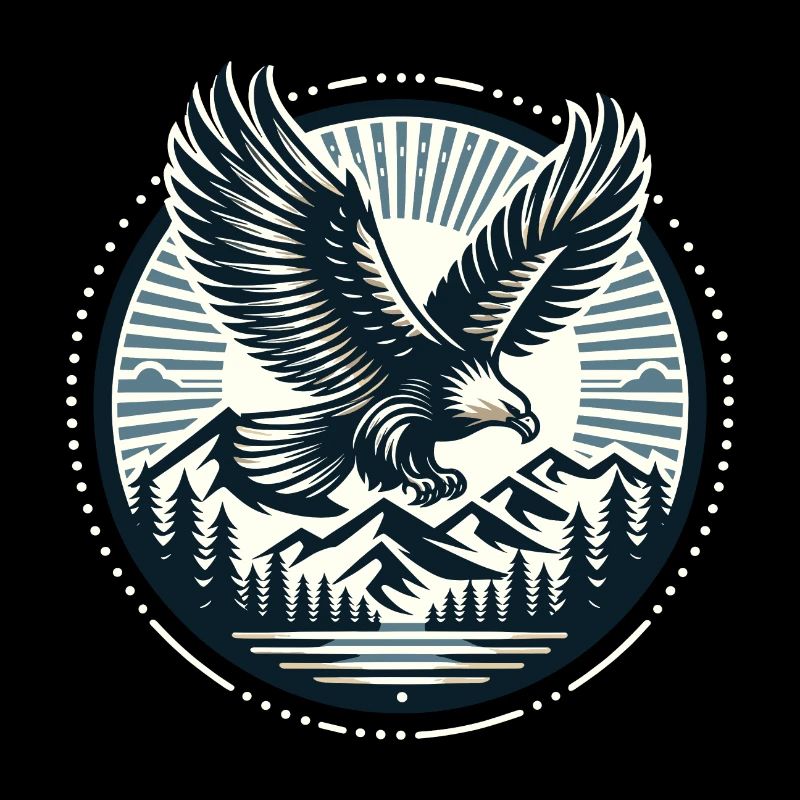 Logo de l’aigle Majesté des montagnes