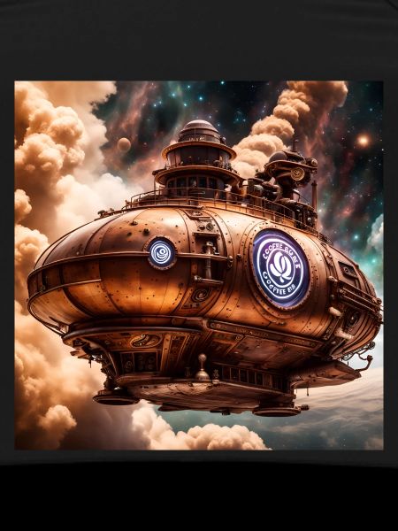 Steampunk Coffee Bean Airship