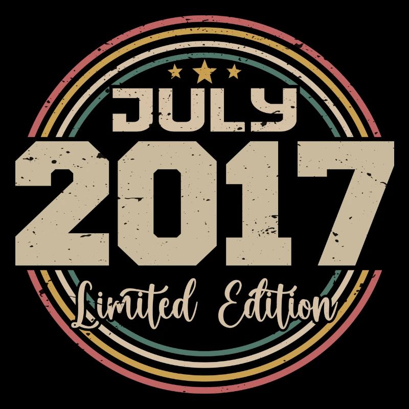 2017 Anniversaire Juillet 2017 Cadeau Juillet 2017