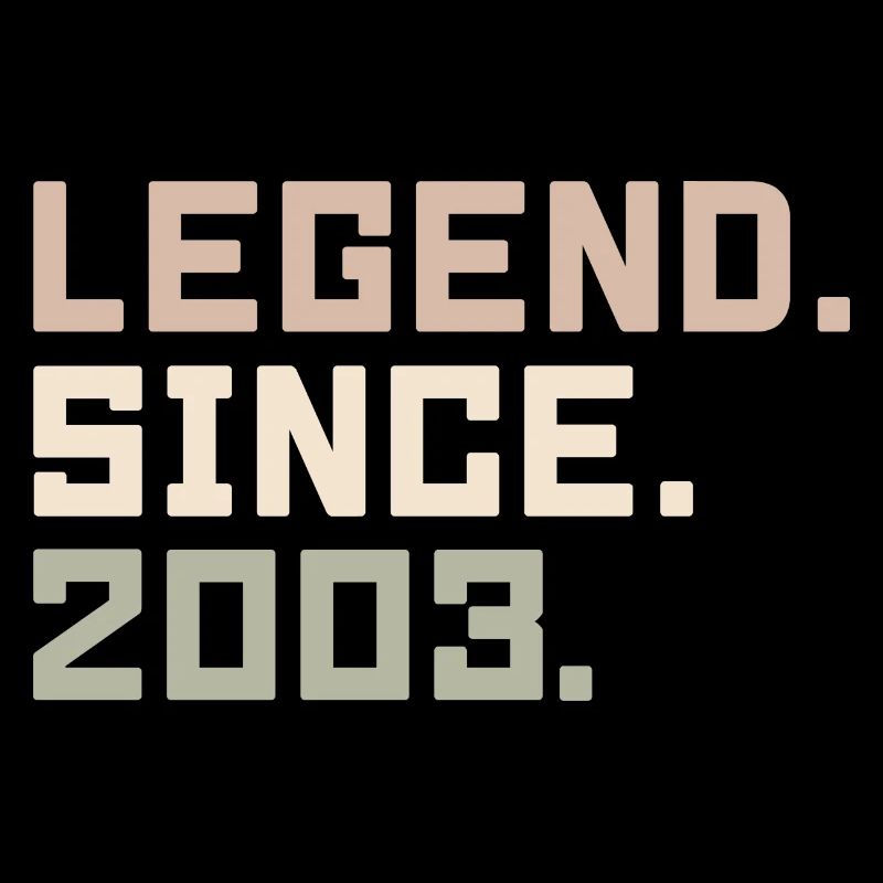 Legenden wurden im 2003 geboren Geschenkideen 2003