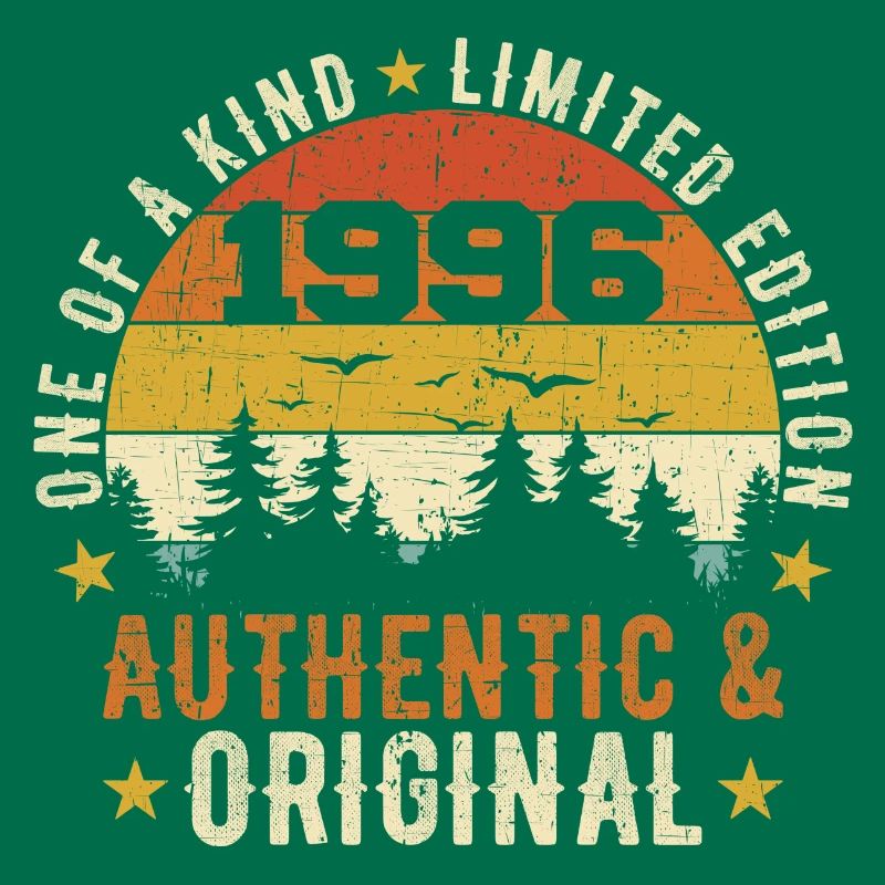 Original 1996 Cadeau D'anniversaire 1996 Authentic
