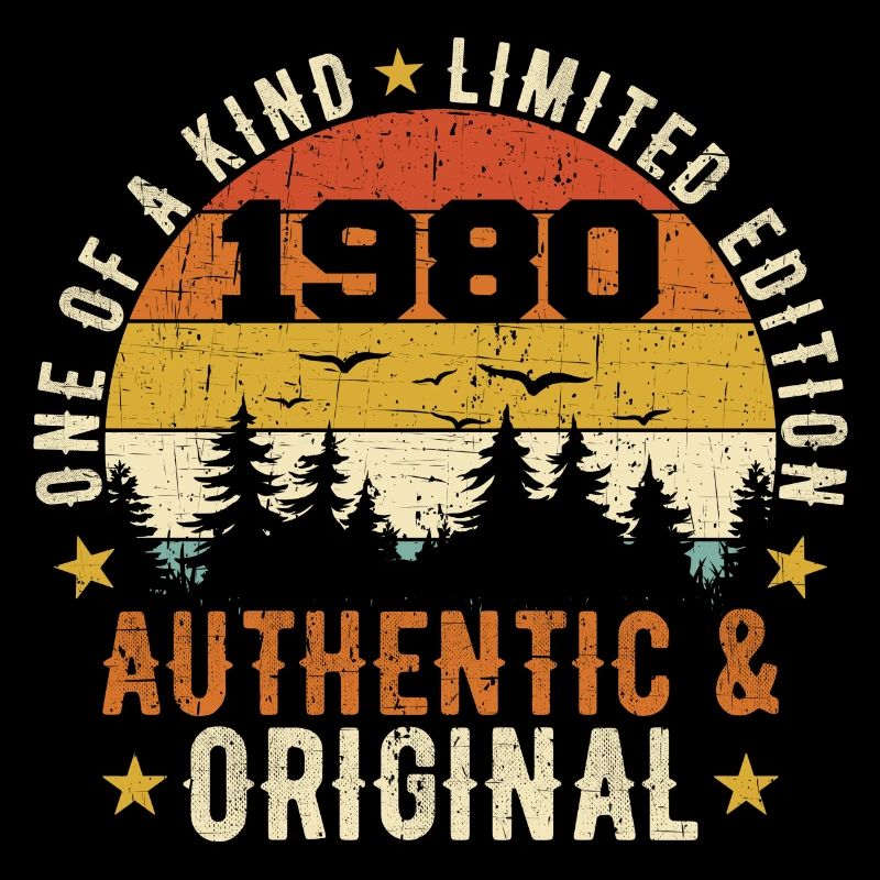 Original 1980's Birthday Gift 1980's Authentic