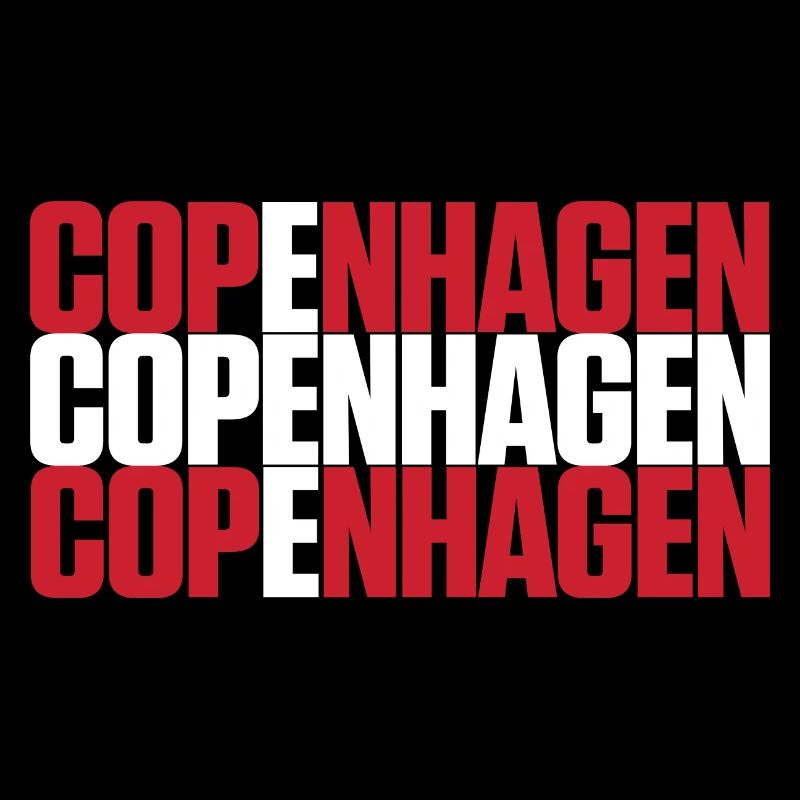 Copenhagen Denmark Flag