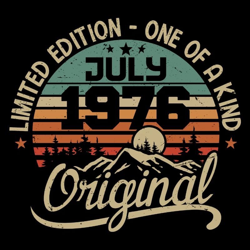 Geschenk Juli 1976 Geburtstagsgeschenk 1976 Juli