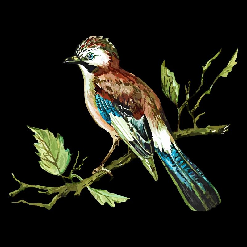 Bunter Vogel