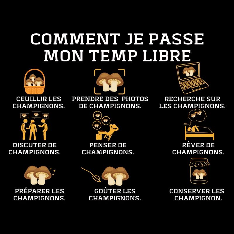 Champignon Cueillette Ramasseur Champignons
