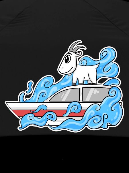 Goat Boat Funny Waves