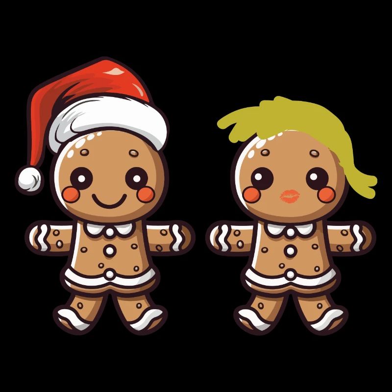 Gingerbread couple