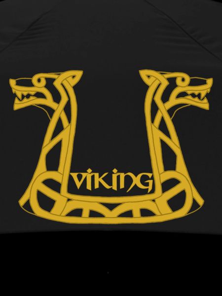 Goldener Wikinger-Drache