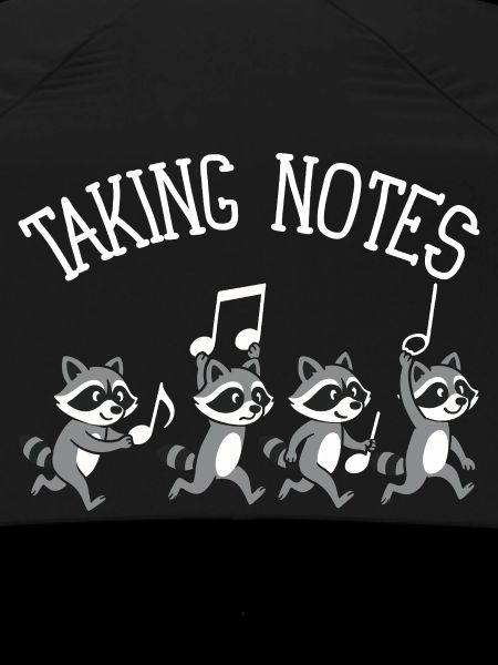 Raccoon Musical Notes Music