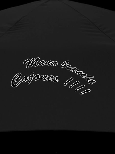 Man needs cojones