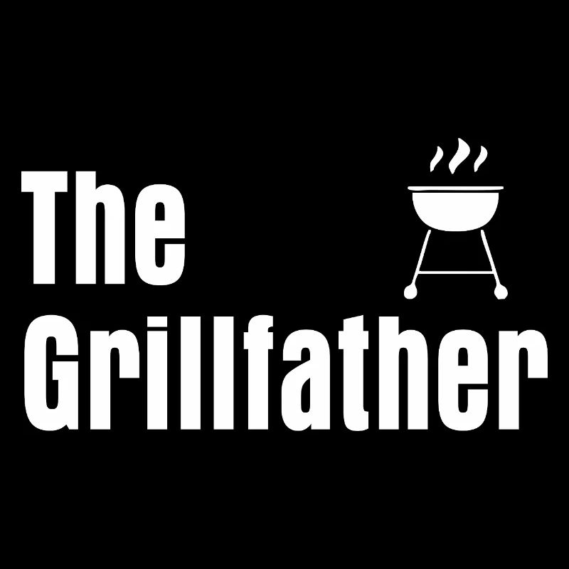 The Grillfather-BBQ Grill Tshirt
