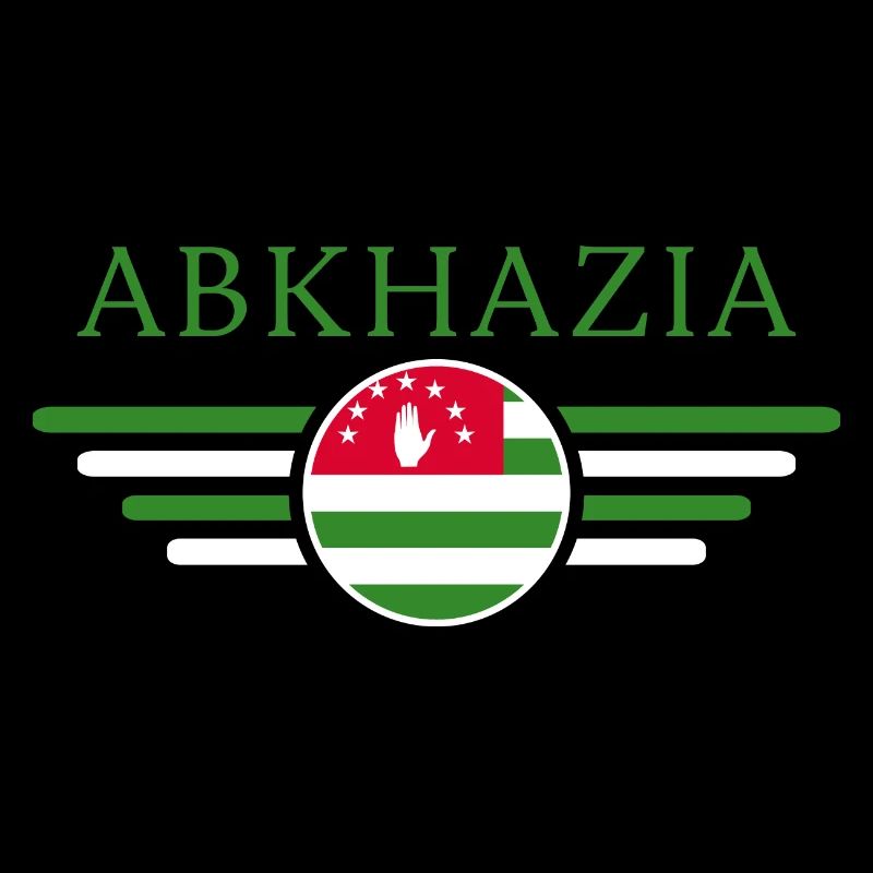 J’aime l’Abkhazie, T-shirt design de style élégance