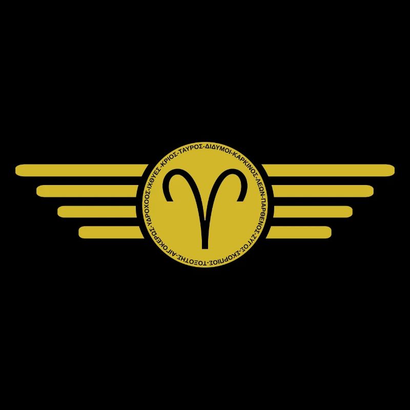 Sternzeichen Widder, exklusives T-Shirt Design