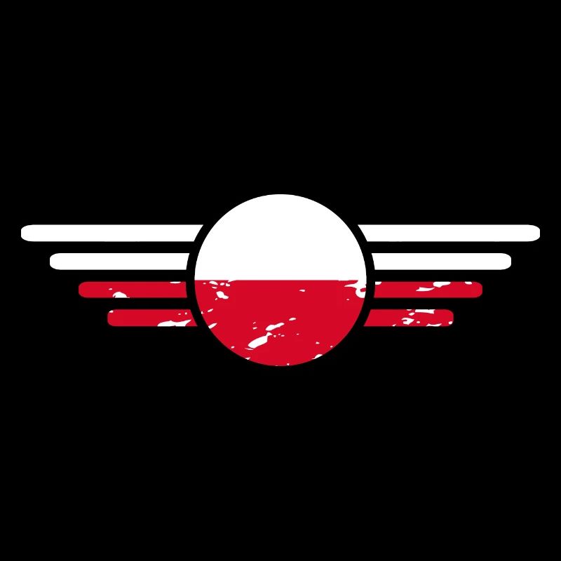 J’aime la Pologne, T-shirt design de style élégance