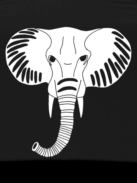 White elephant head