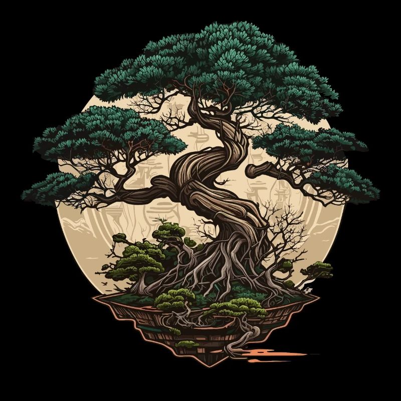 Twisted Bonsai Tree