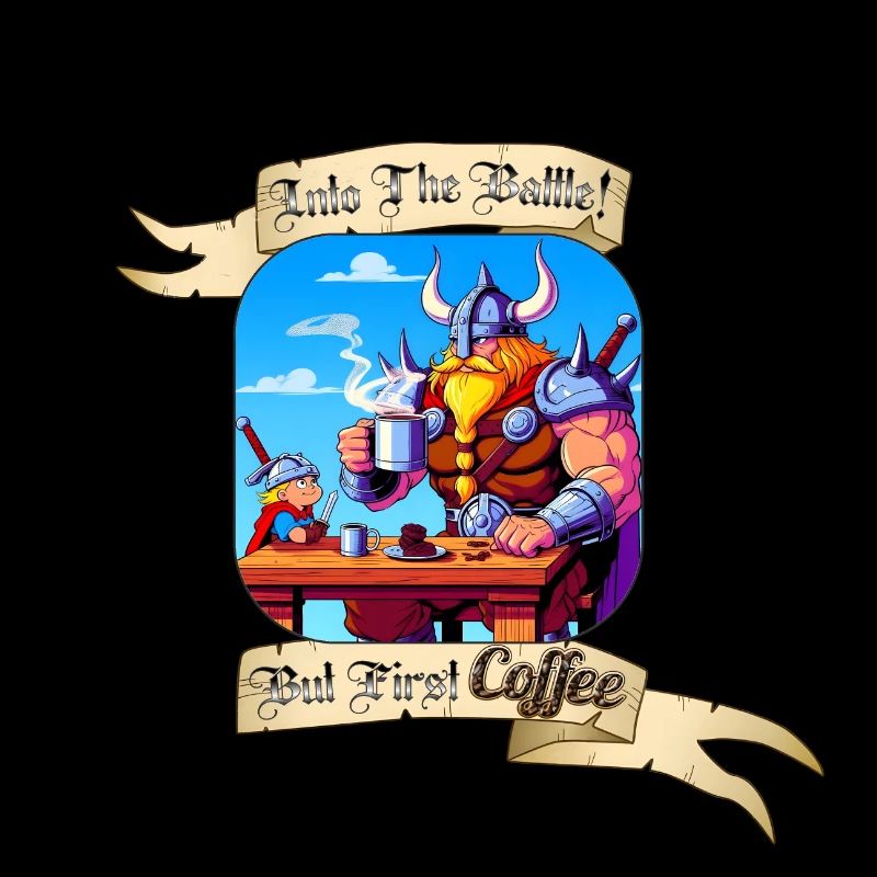 INTO THE BATTLE BUT FIRST COFFEE