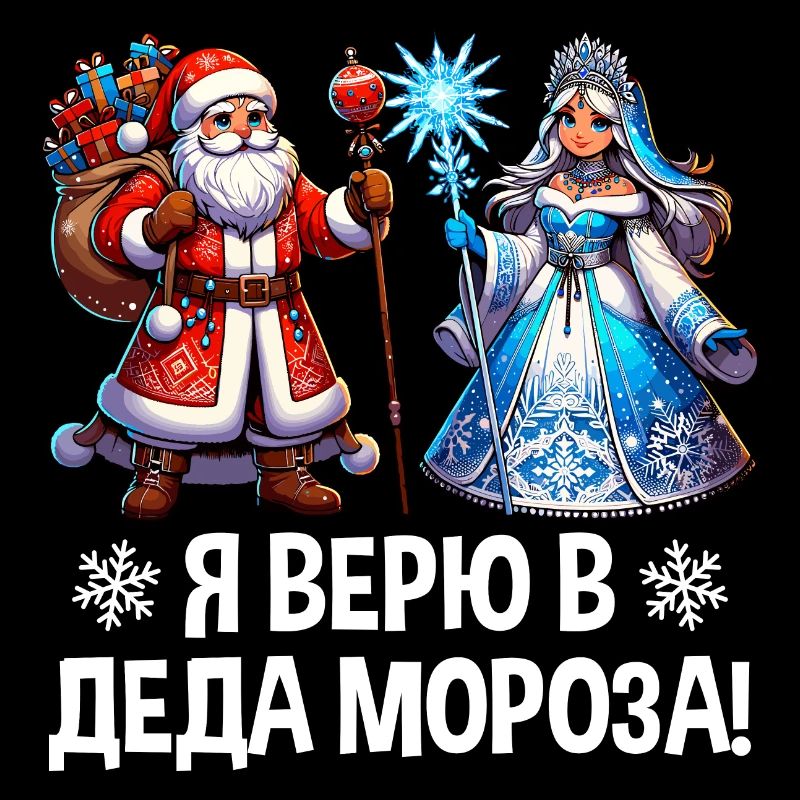 Ded Moroz Snegurotschka russischer Weihnachtsmann