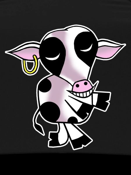 Welcoming cow