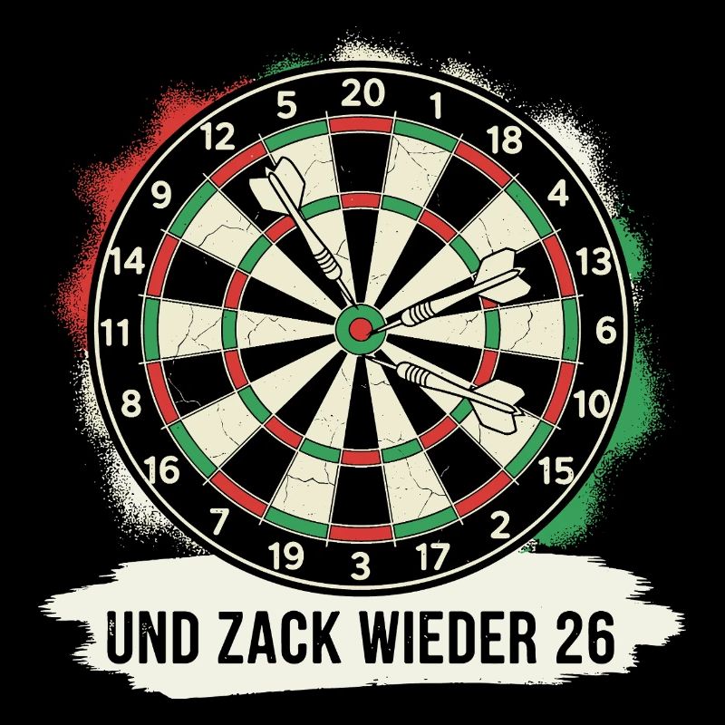 Dart Zack again 26 darts funny saying gift