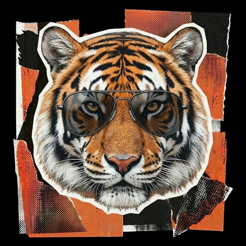 Tiger Sunglasses Risography