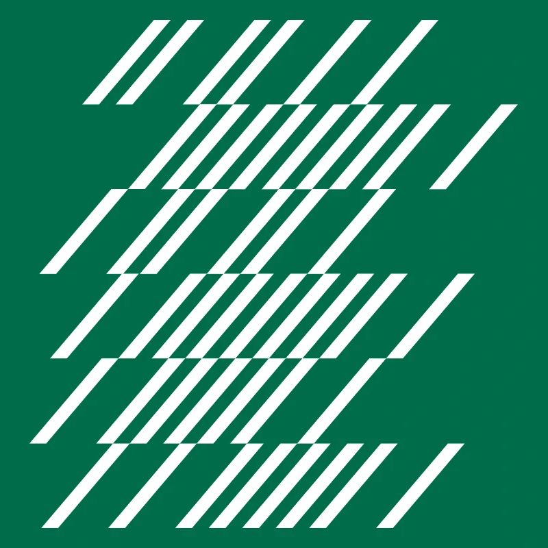 Diagonal Stripe Geom Pattern
