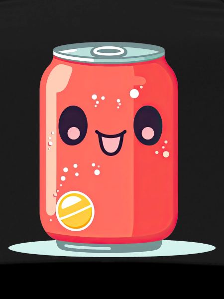 Kawaii Lemonade Tin with Face