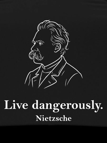 Live Dangerously Nietzsche Portrait