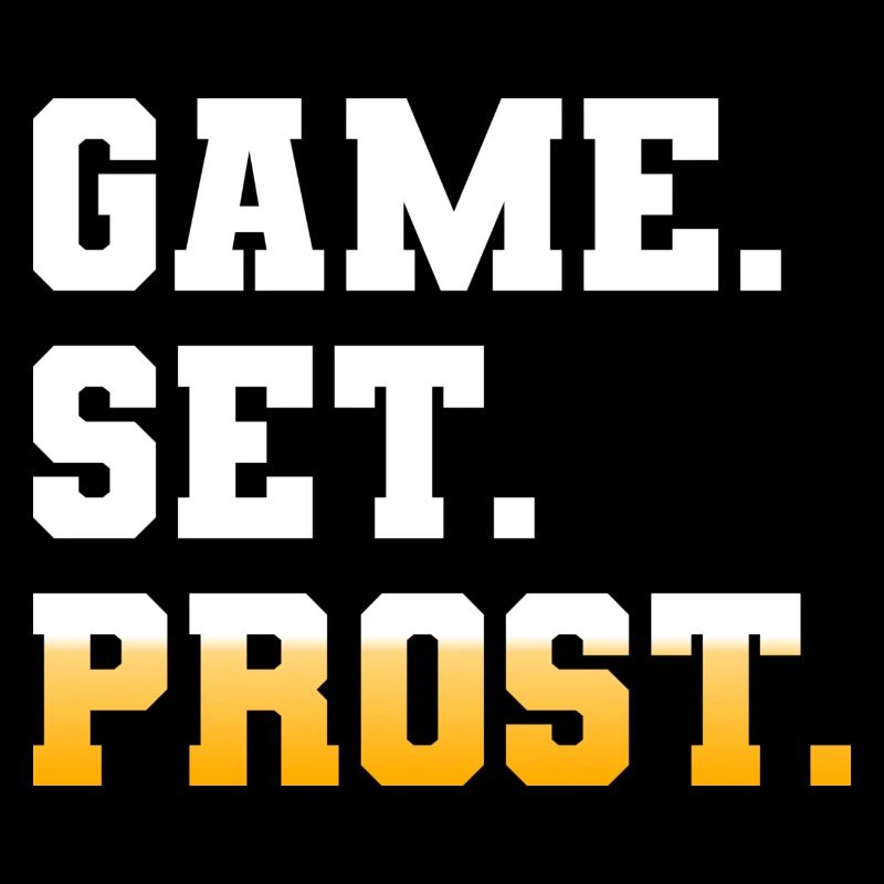 Game Set Match Prost Tennis Paddle Bier