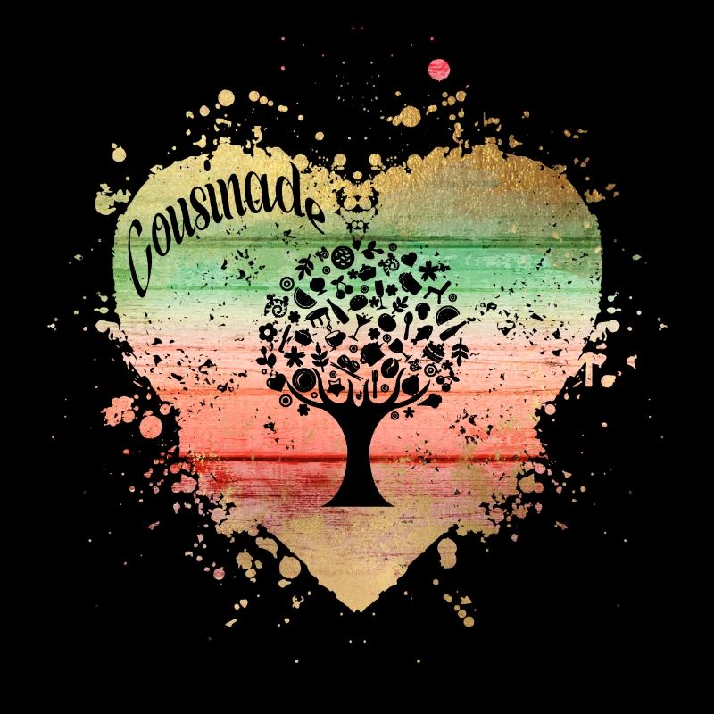cousinade tree heart to customize