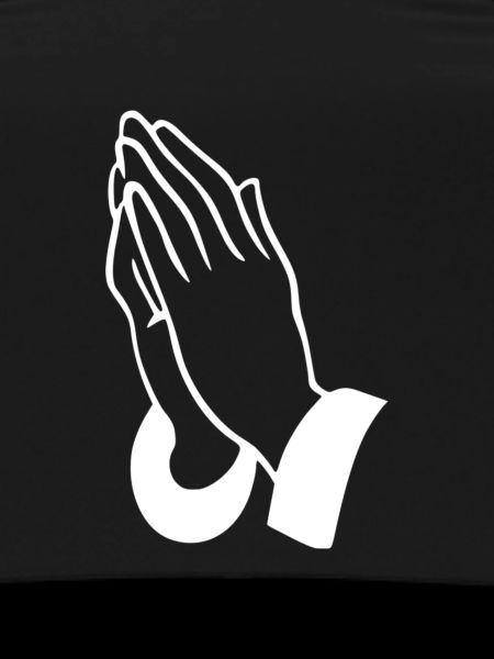 Prayer Hands Line Art