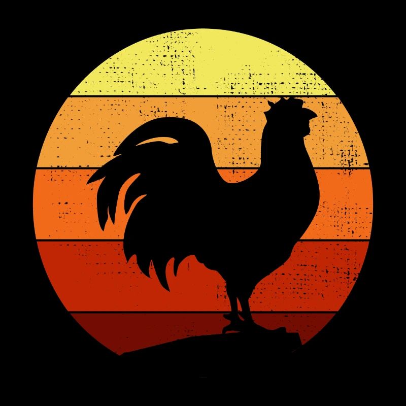 Amateur de poulet Aviateur Élevage Vintage Rétro