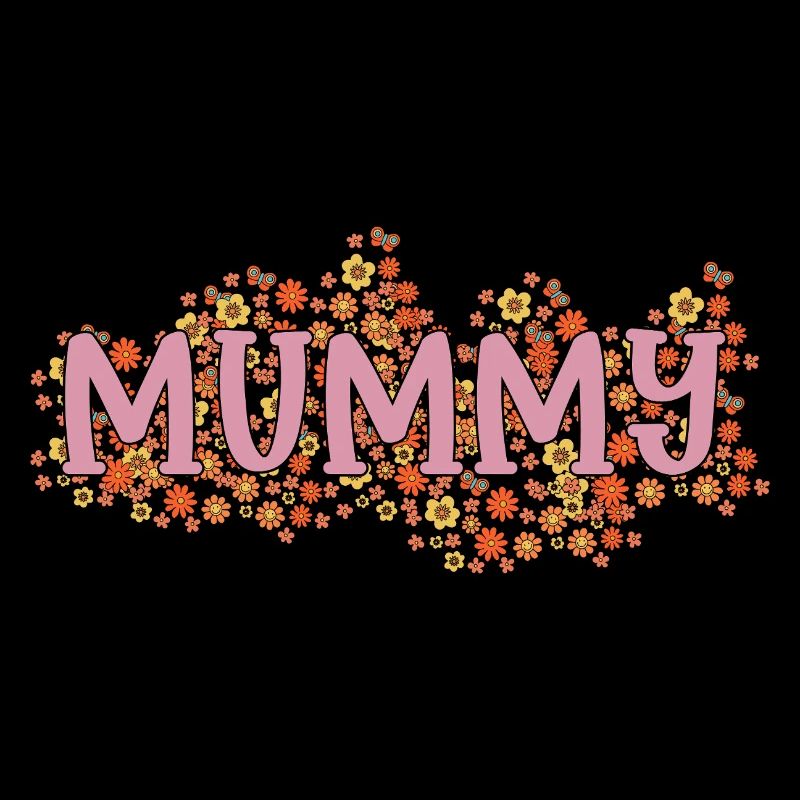Floral Mummy Shirt - Gift Idea - Gift
