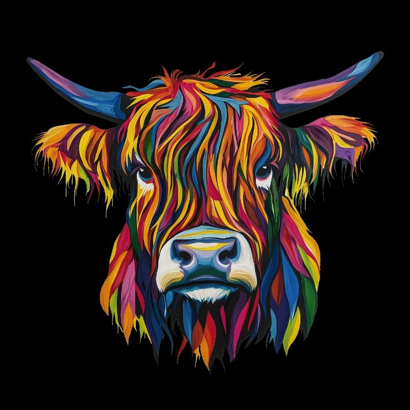Vache des hautes terres Kuh