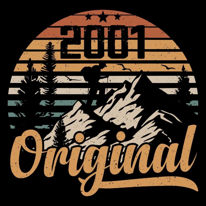 Original 2001 Retro 2001 Vintage 2001 Anniversary