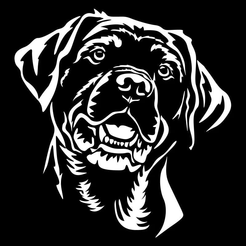 Labrador Kopf "Black Edition"