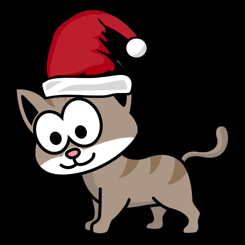 Cat Comic Noël